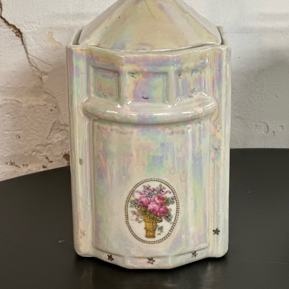 Antique 1920s Lusterware Spice Canisters by White Block Germany - Picture 9 of 12